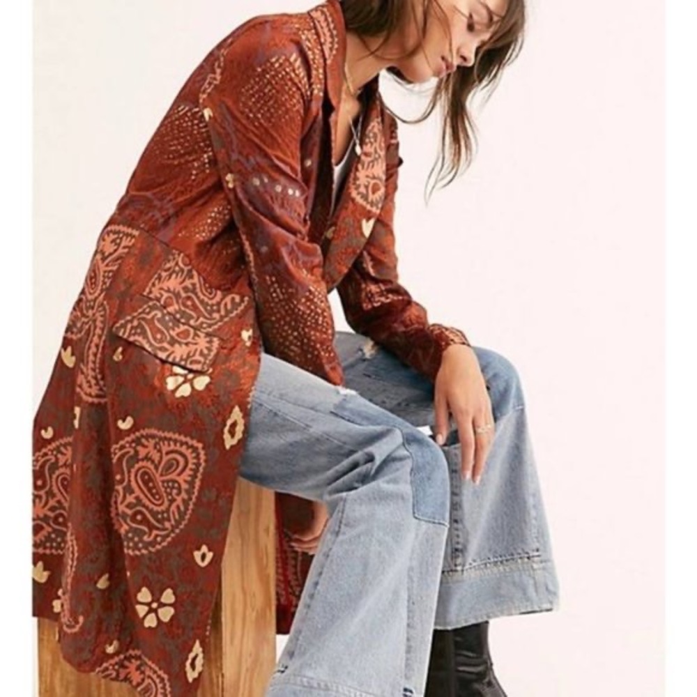 NWOT Free People Eye of the Night Jacket